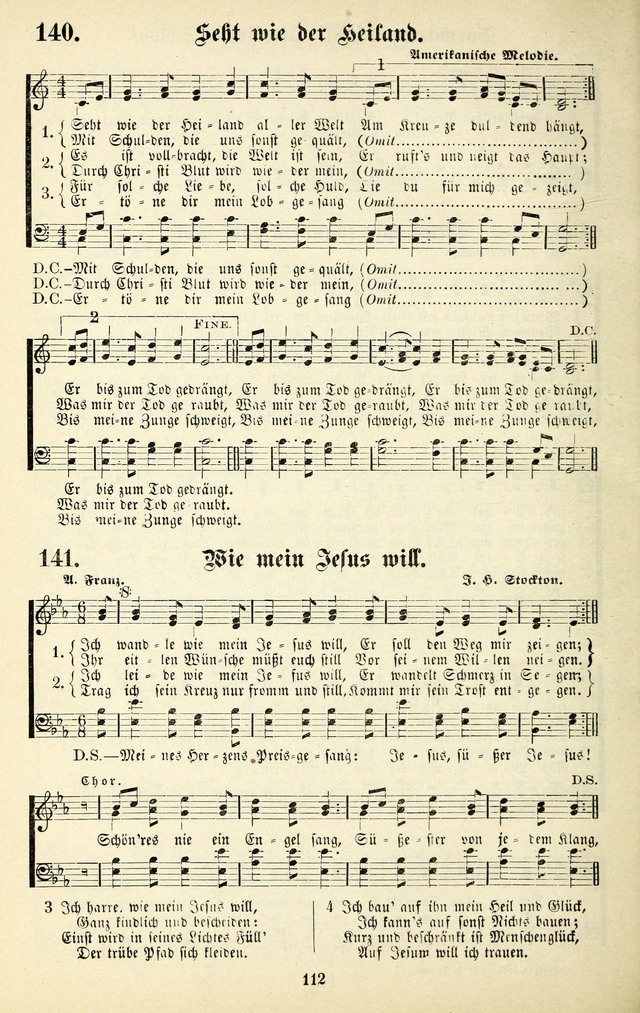 Heils-Lieder, eine Sammlung Geistlicher Lieder für Sonntagsschulen, Jugendvereine page 110