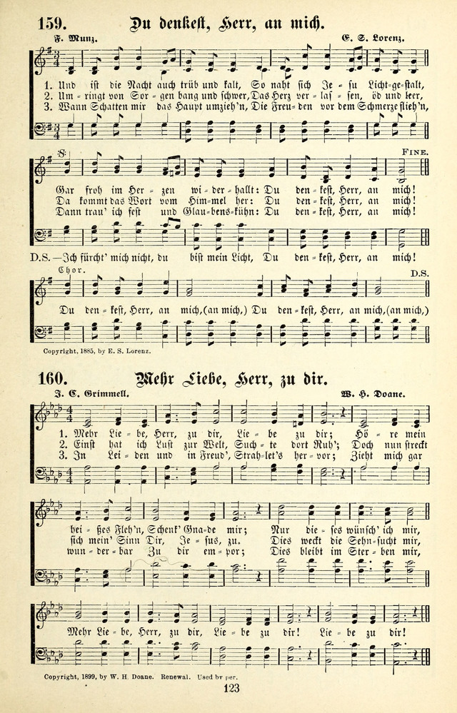 Heils-Lieder, eine Sammlung Geistlicher Lieder für Sonntagsschulen, Jugendvereine page 121