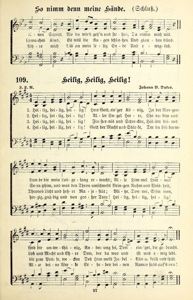 Heils-Lieder, eine Sammlung Geistlicher Lieder für Sonntagsschulen, Jugendvereine page 95