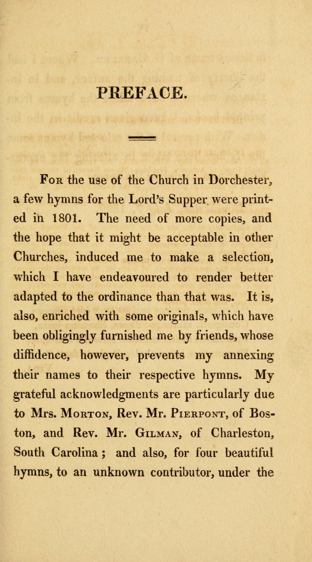 Hymns for the Lords Supper: original and selected. (2nd ed.) page 3