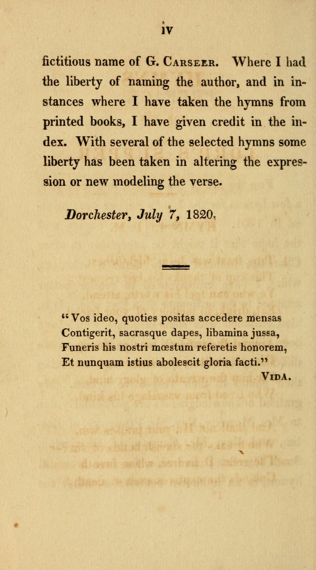 Hymns for the Lords Supper: original and selected. (2nd ed.) page 4