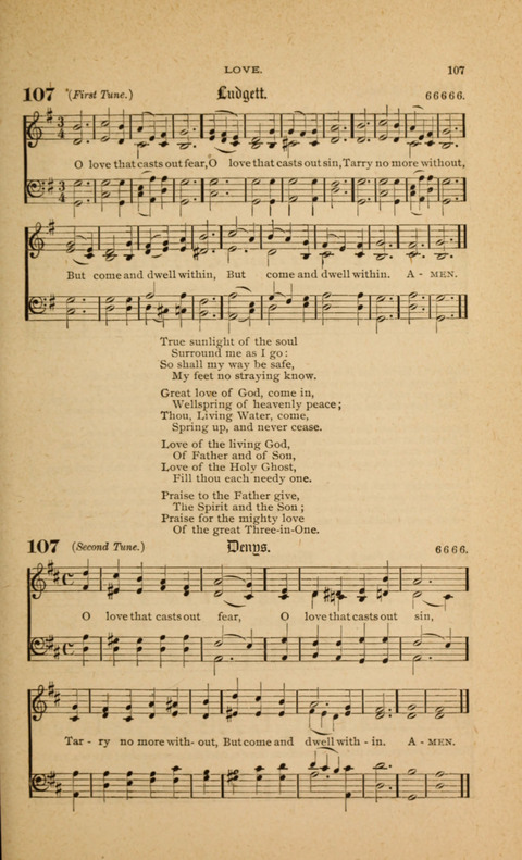 Hymnal with Music for Children page 107