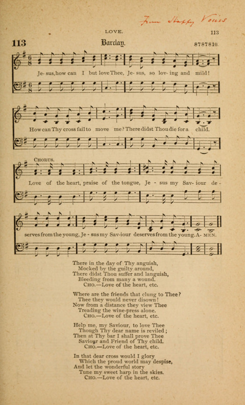 Hymnal with Music for Children page 113
