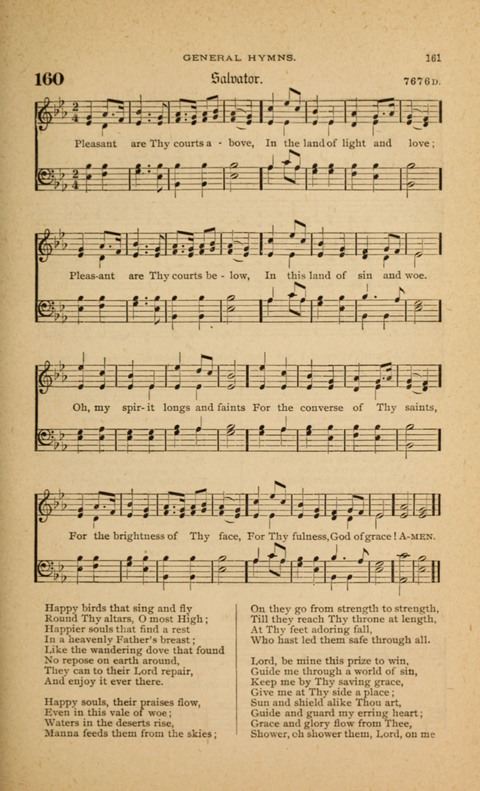 Hymnal with Music for Children 160. Pleasant are Thy courts above ...