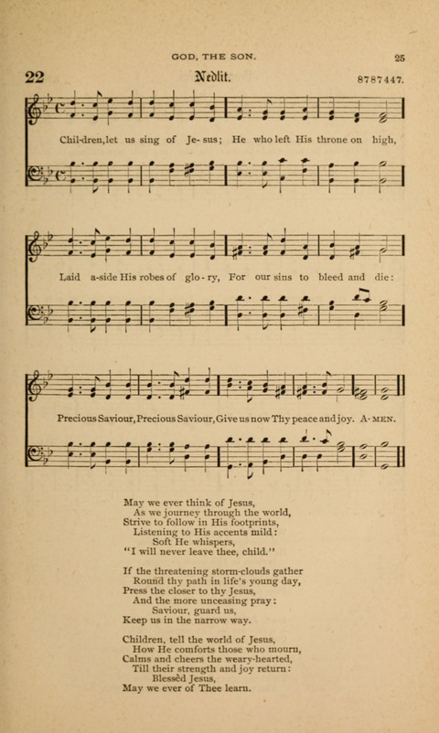 Hymnal with Music for Children page 25