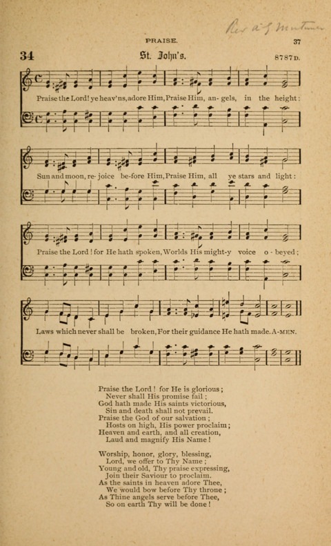 Hymnal with Music for Children page 37