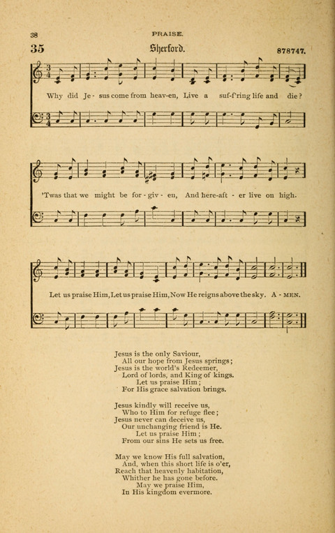Hymnal with Music for Children page 38