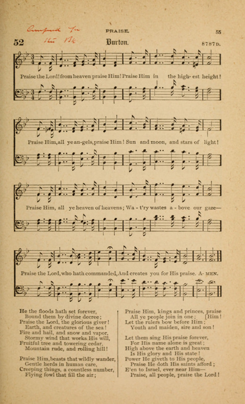Hymnal with Music for Children page 55