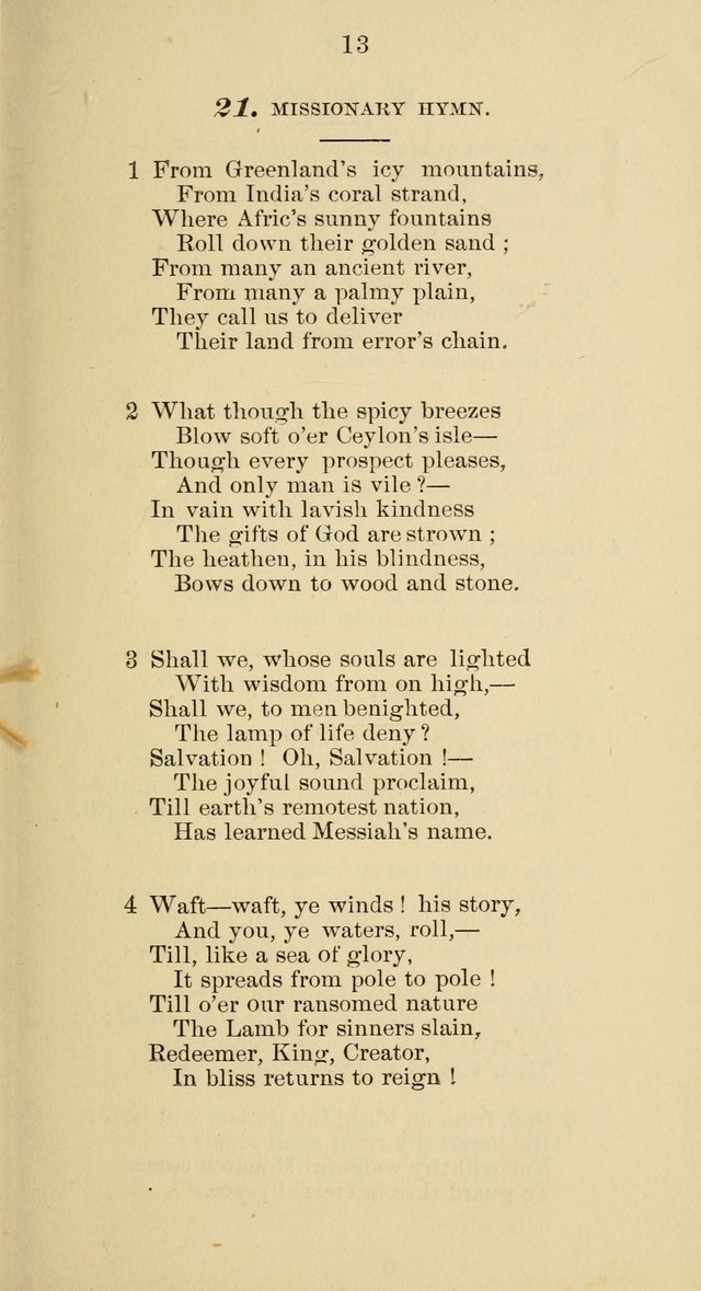 Hymns for the Meeting of the American Board: Brooklyn, N.Y., October 1870 page 14