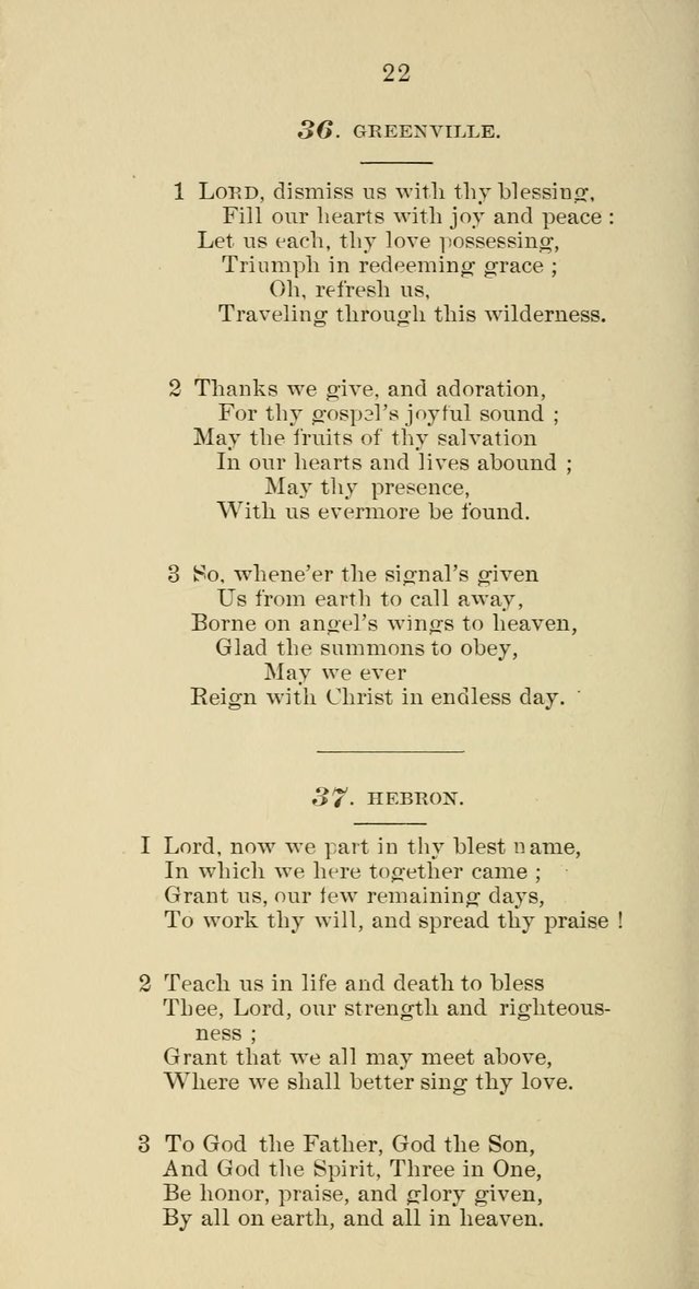 Hymns for the Meeting of the American Board: Brooklyn, N.Y., October 1870 page 23