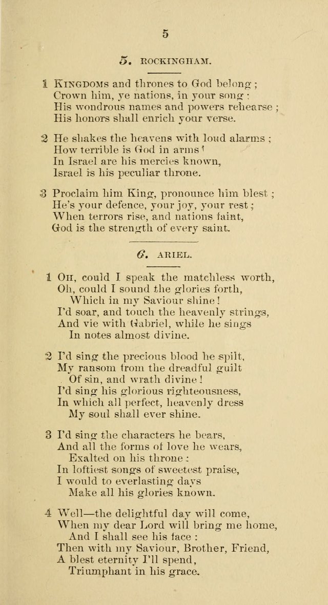 Hymns for the Meeting of the American Board: Brooklyn, N.Y., October 1870 page 6