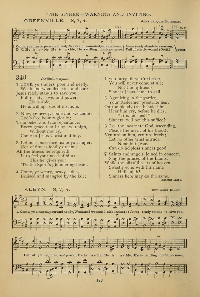 Hymnal of the Methodist Episcopal Church page 123