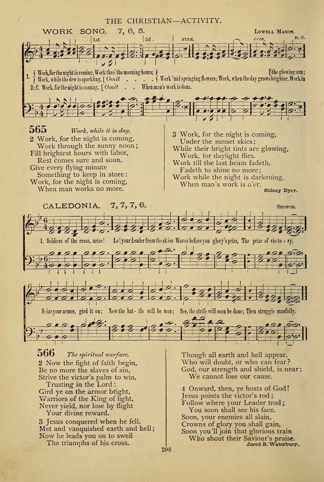 Hymnal of the Methodist Episcopal Church page 205