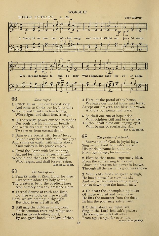 Hymnal of the Methodist Episcopal Church: with tunes page 23