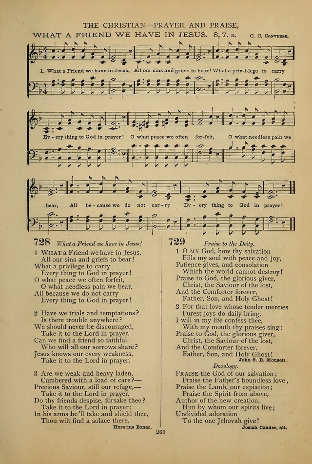 Hymnal of the Methodist Episcopal Church page 266