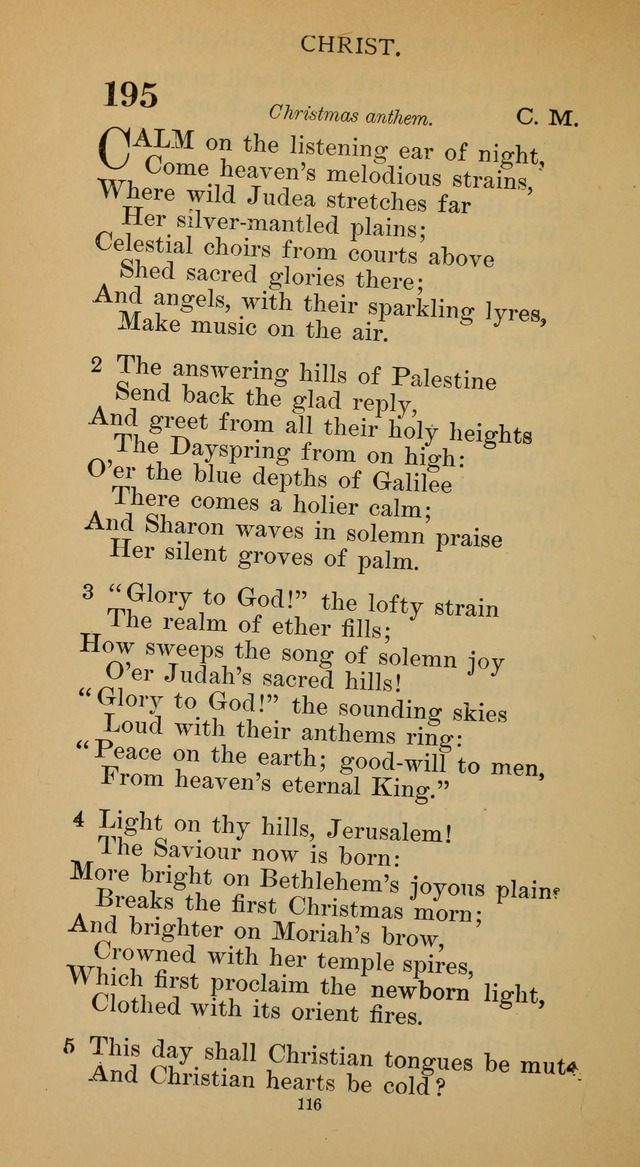 Hymnal of the Methodist Episcopal Church page 116