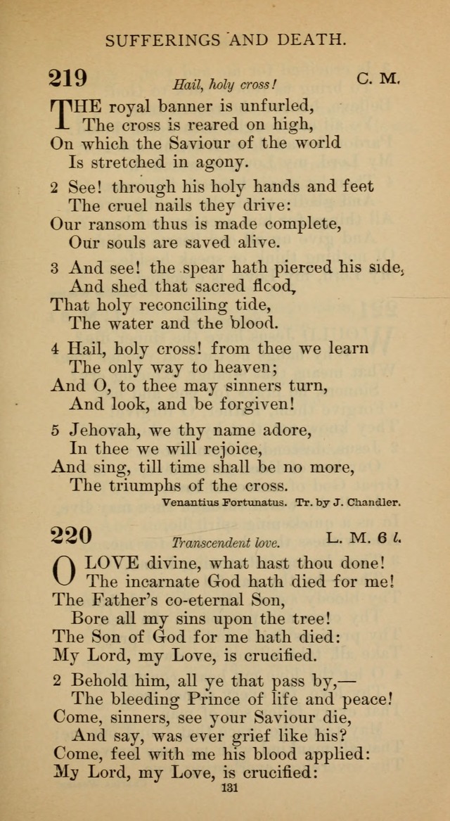 Hymnal of the Methodist Episcopal Church page 131