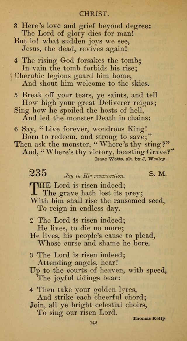 Hymnal of the Methodist Episcopal Church page 142