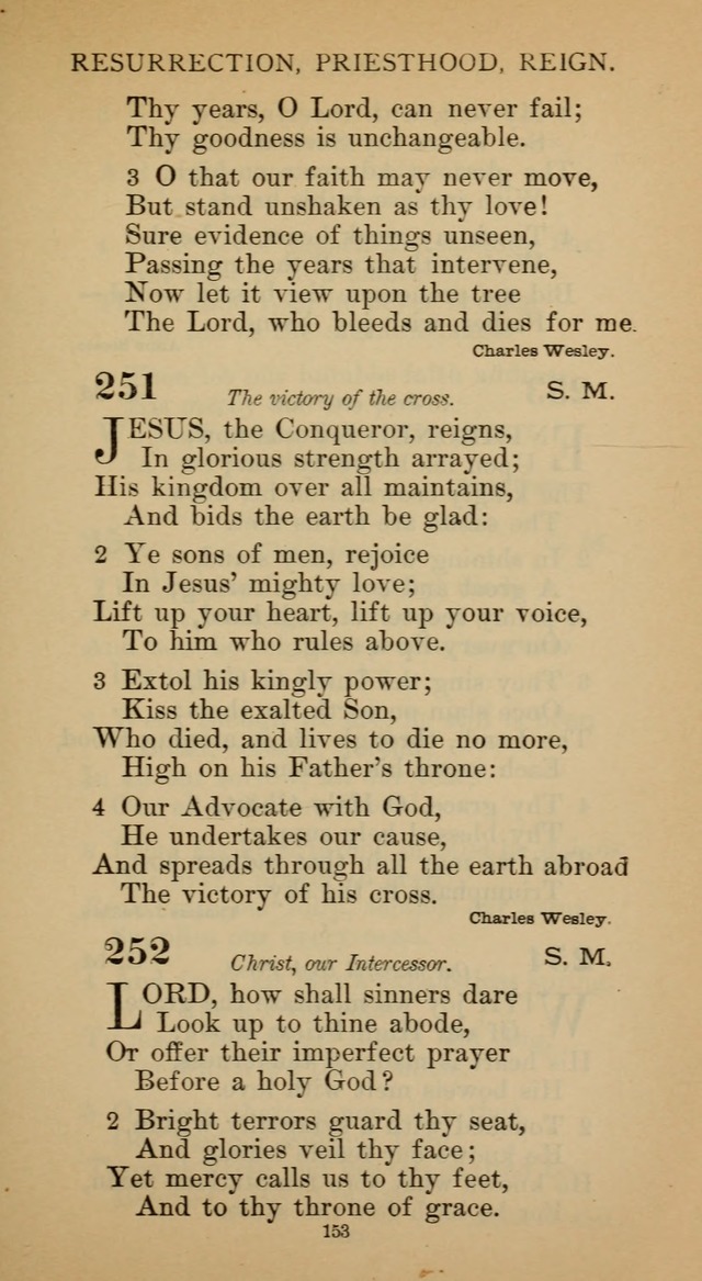 Hymnal of the Methodist Episcopal Church page 153