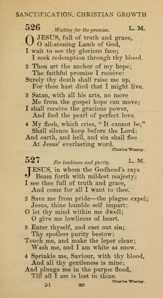 Hymnal of the Methodist Episcopal Church page 321