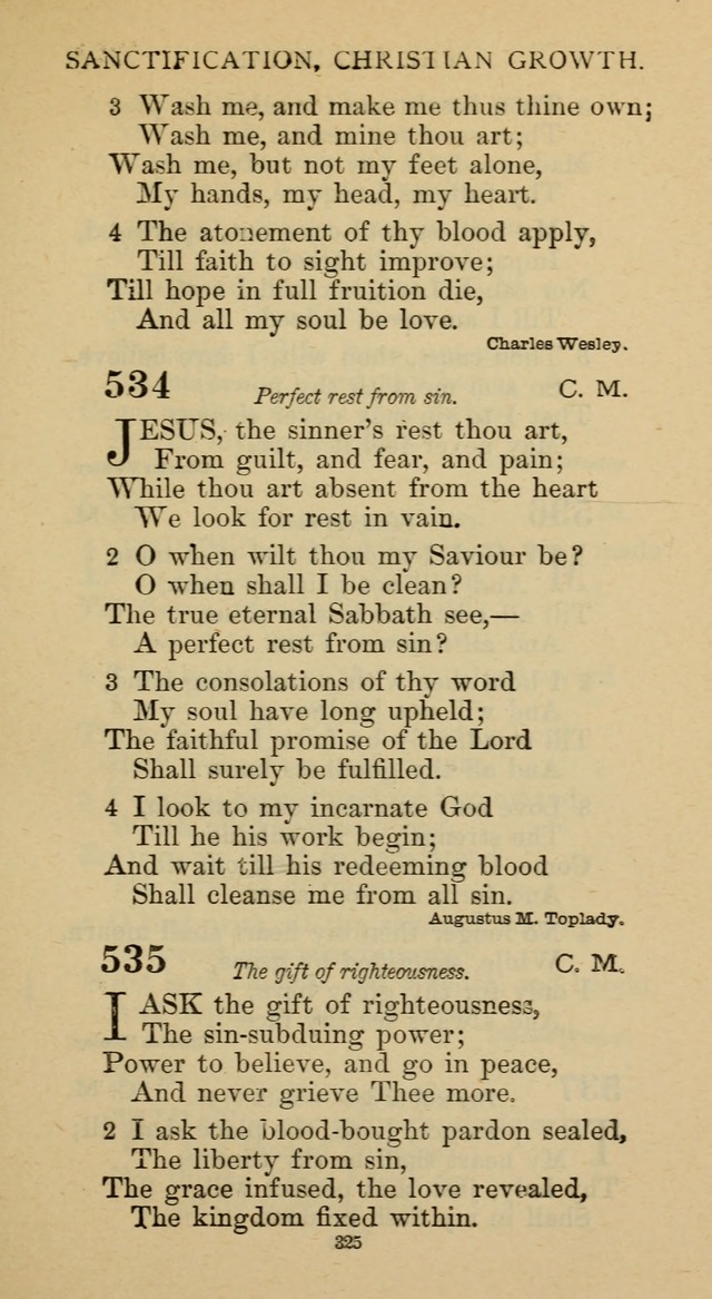 Hymnal of the Methodist Episcopal Church page 325