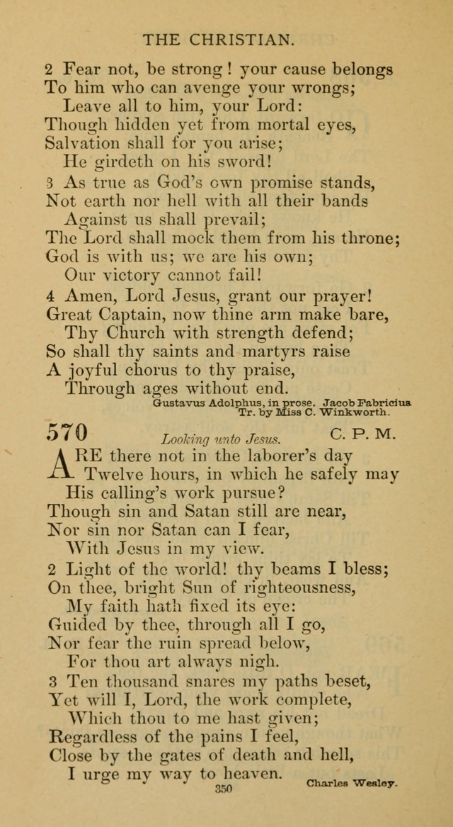 Hymnal of the Methodist Episcopal Church page 350