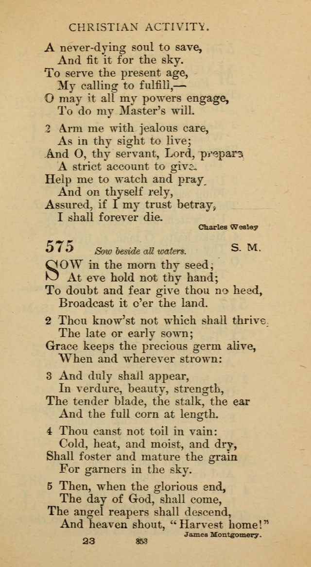 Hymnal of the Methodist Episcopal Church page 353