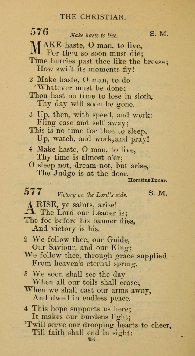 Hymnal of the Methodist Episcopal Church page 354
