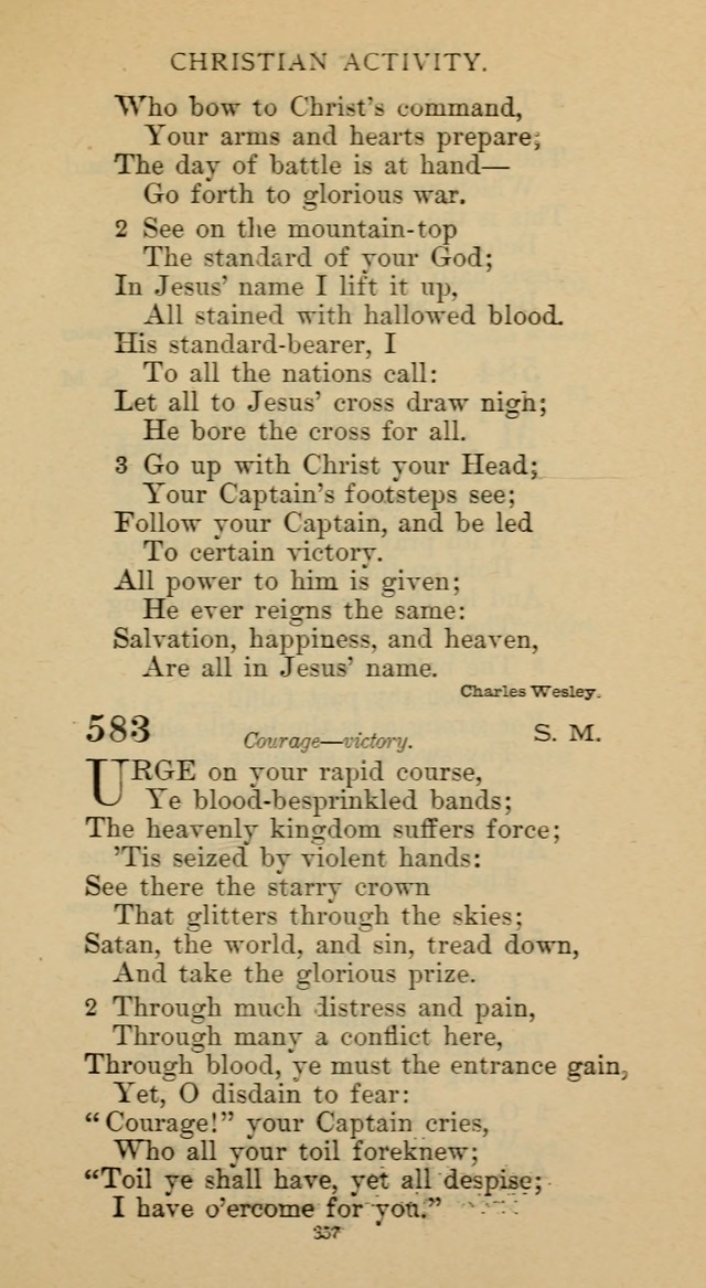 Hymnal of the Methodist Episcopal Church page 357