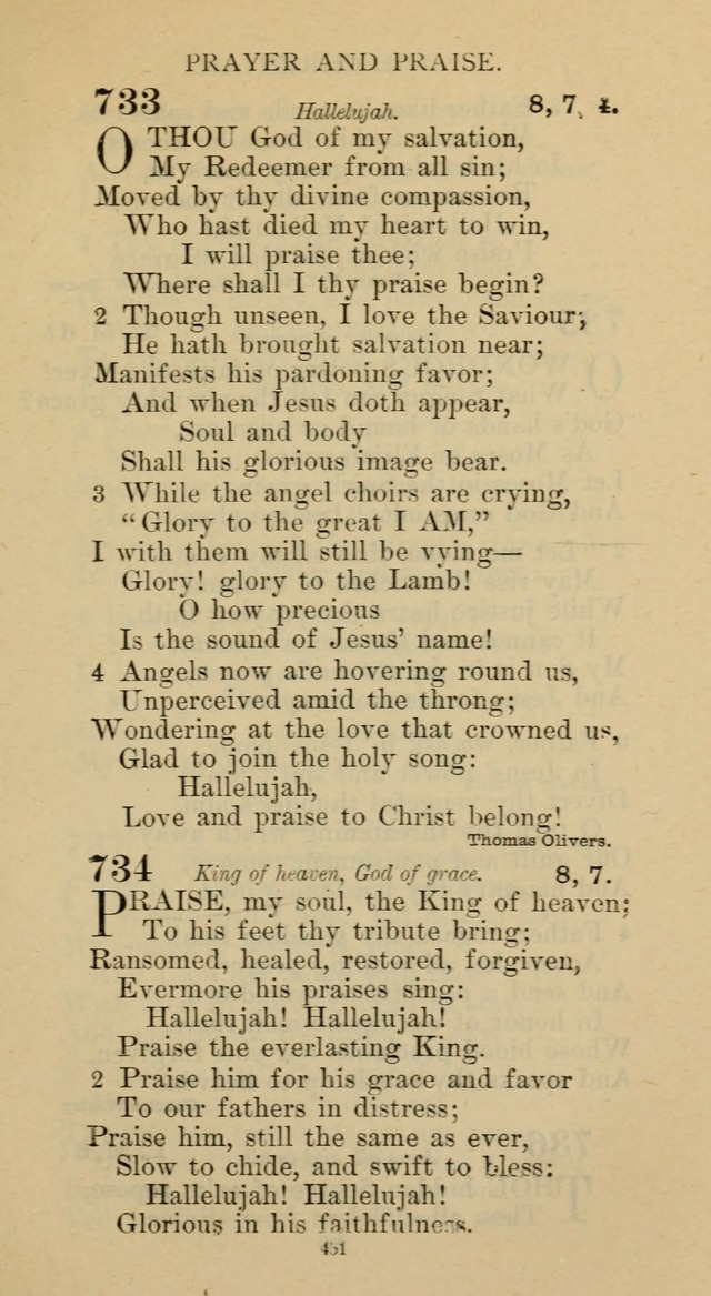 Hymnal of the Methodist Episcopal Church page 451
