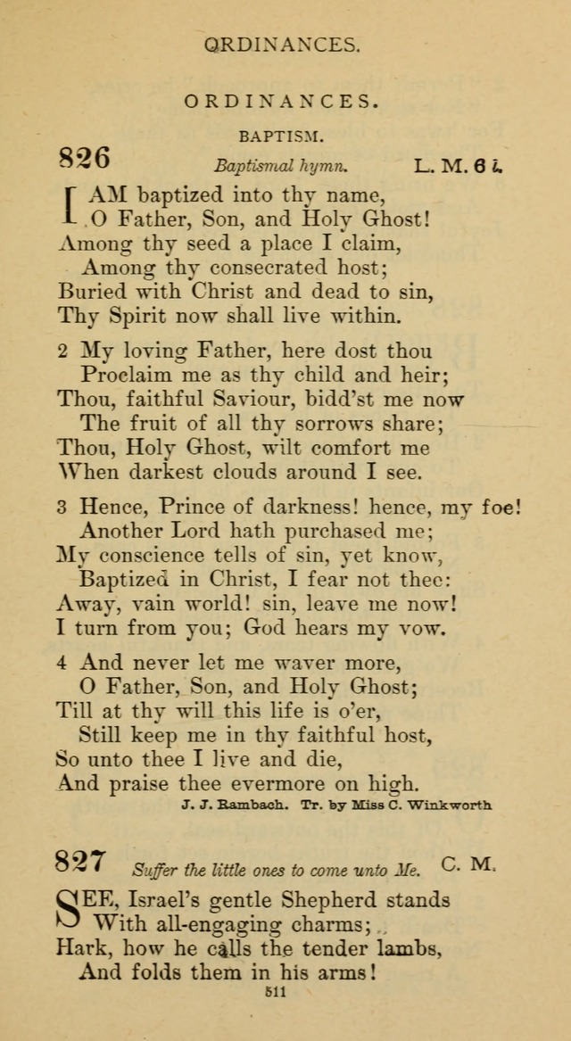 Hymnal of the Methodist Episcopal Church page 511