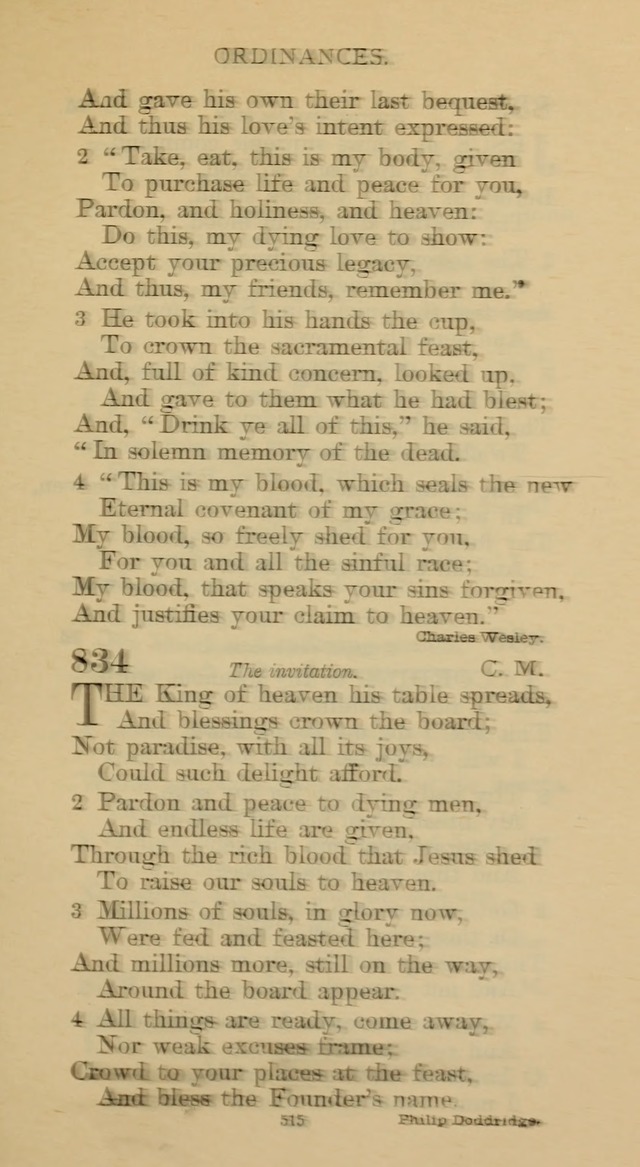 Hymnal of the Methodist Episcopal Church page 515