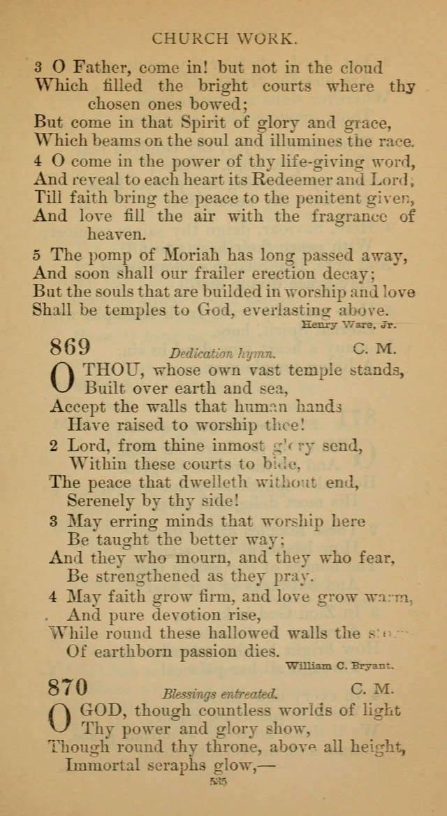 Hymnal of the Methodist Episcopal Church page 535