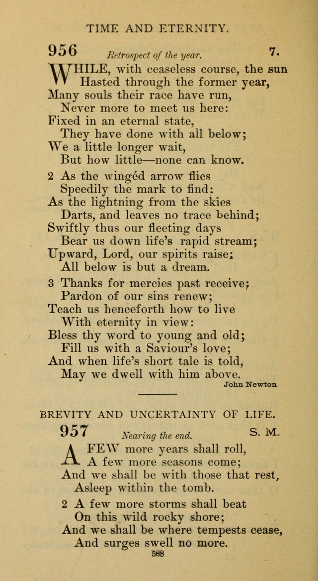 Hymnal of the Methodist Episcopal Church page 588