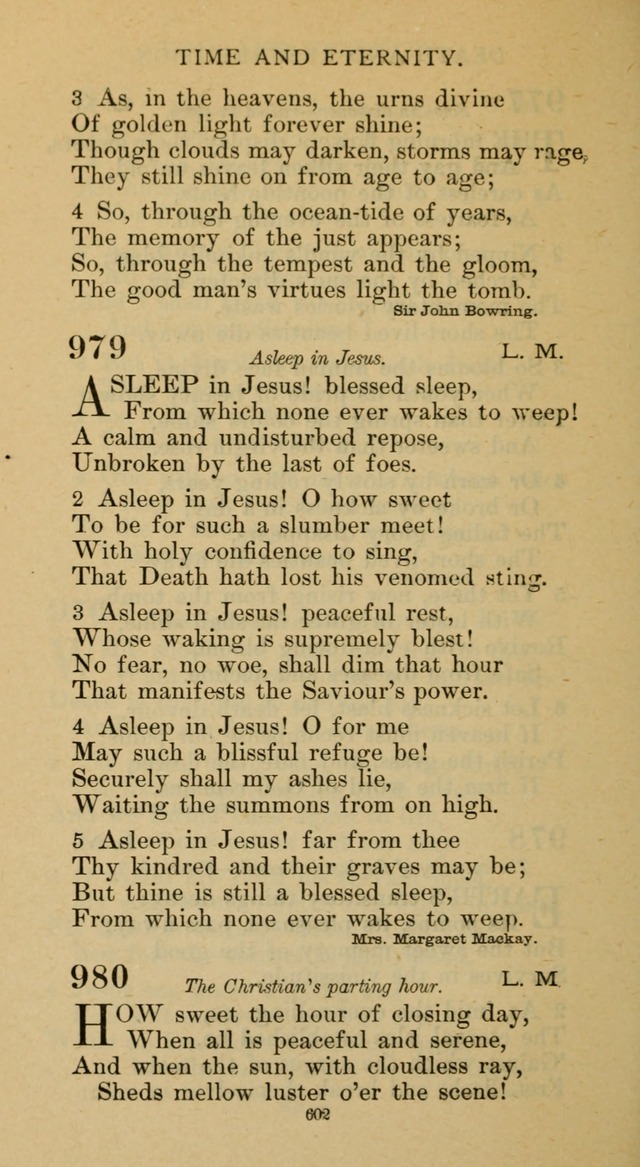 Hymnal of the Methodist Episcopal Church page 602