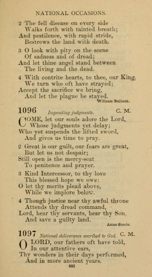Hymnal of the Methodist Episcopal Church page 683