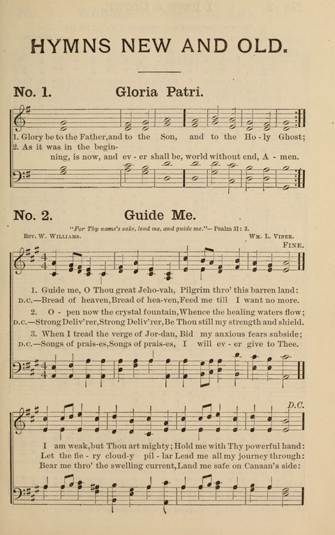Hymns New and Old: for use in Gospel meetings and other religious services page 1