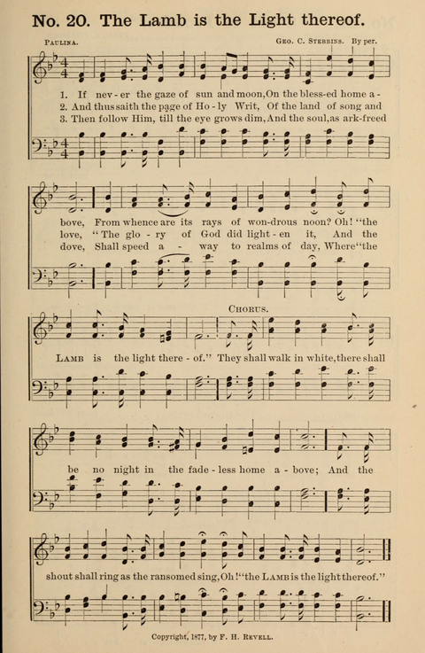 Hymns New and Old: for use in Gospel meetings and other religious services page 19