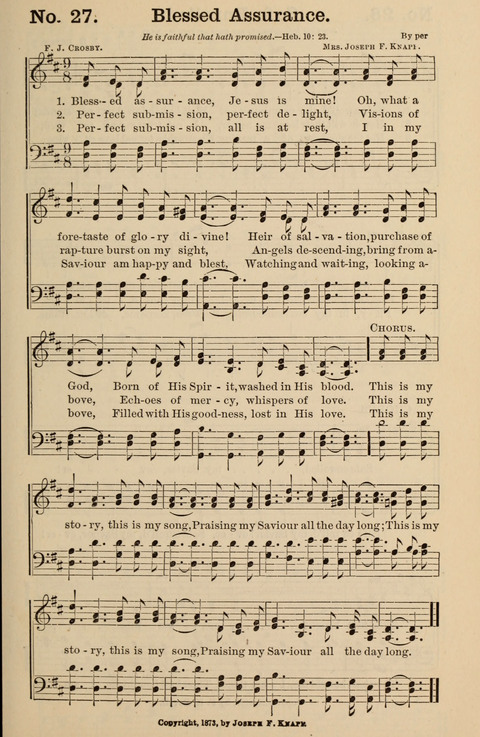 Hymns New and Old: for use in Gospel meetings and other religious services page 27