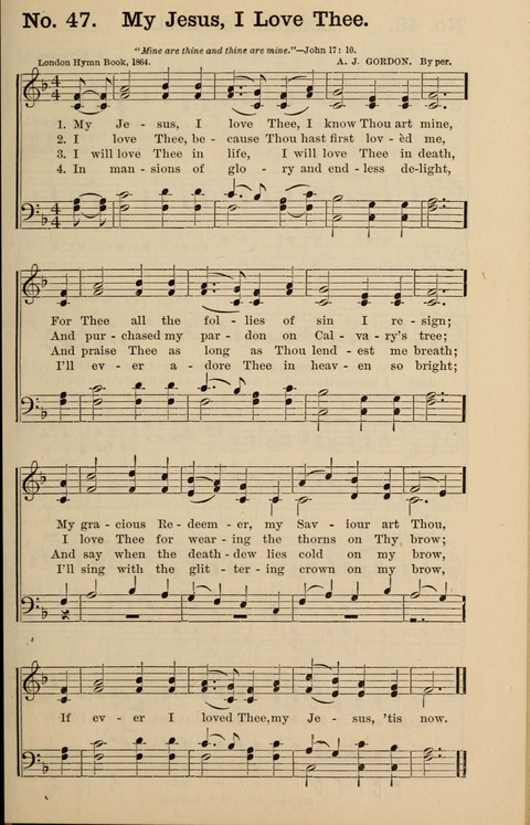 Hymns New and Old: for use in Gospel meetings and other religious services page 47