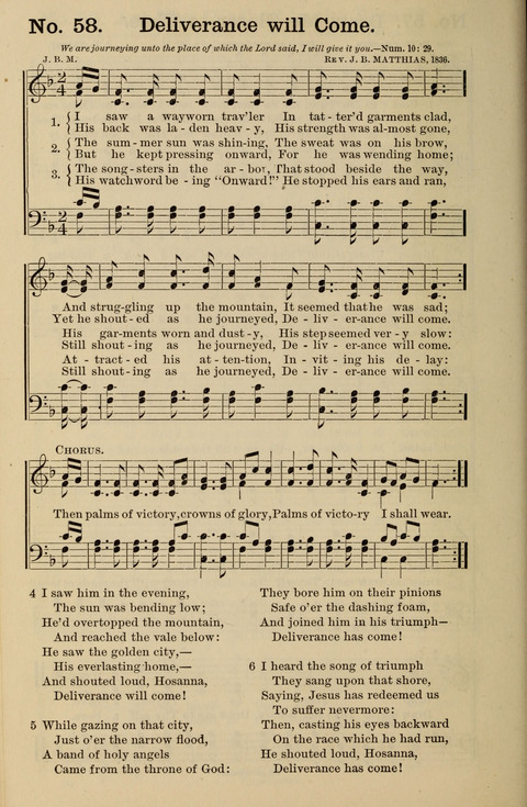 Hymns New and Old: for use in Gospel meetings and other religious services page 58