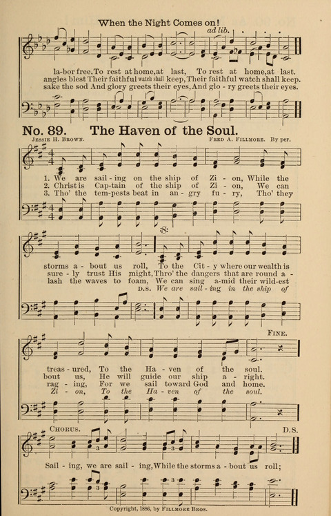 Hymns New and Old: for use in Gospel meetings and other religious services page 89