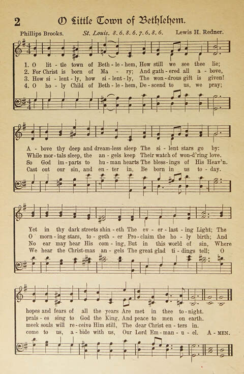 Hymns of the Faith: Standard Hymns and Selected Gospel Songs with Responsive Scripture Readings for use in all departments of the Church and Bible School and in all kinds of Religious Services page 2
