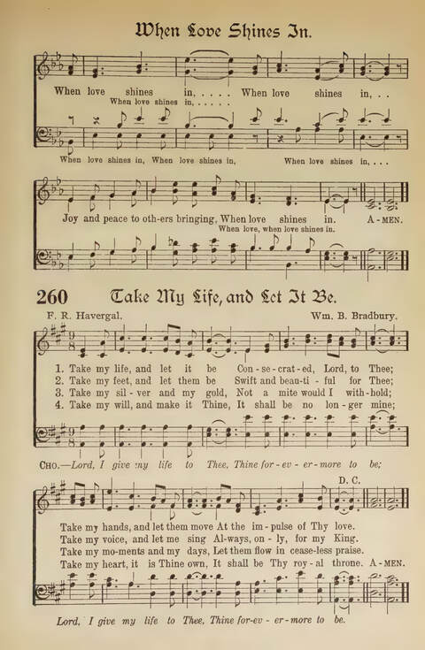 Hymns of the Faith: Standard Hymns and Selected Gospel Songs with Responsive Scripture Readings for use in all departments of the Church and Bible School and in all kinds of Religious Services page 233