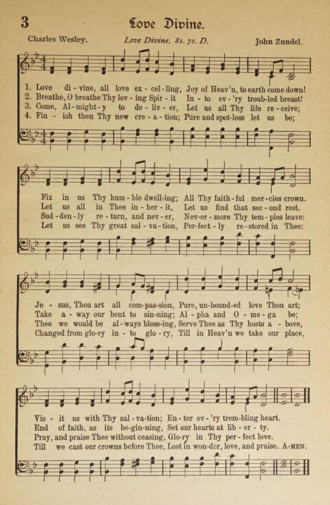 Hymns of the Faith: Standard Hymns and Selected Gospel Songs with Responsive Scripture Readings for use in all departments of the Church and Bible School and in all kinds of Religious Services page 3