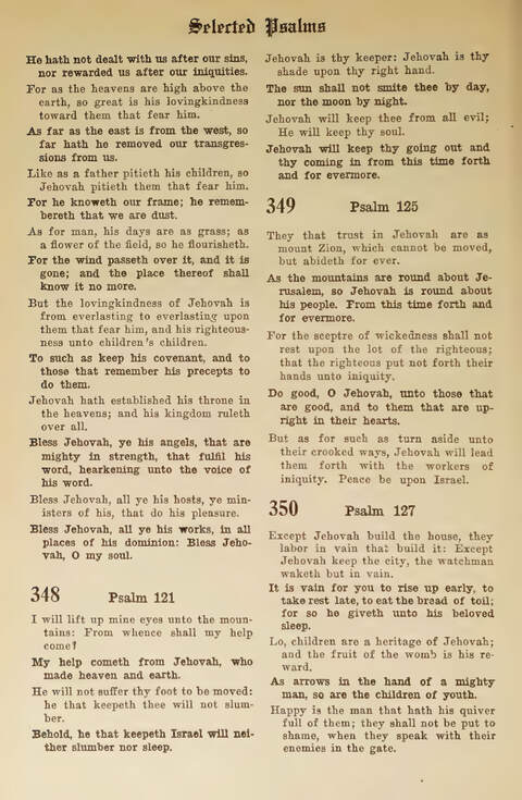 Hymns of the Faith: Standard Hymns and Selected Gospel Songs with Responsive Scripture Readings for use in all departments of the Church and Bible School and in all kinds of Religious Services page 304