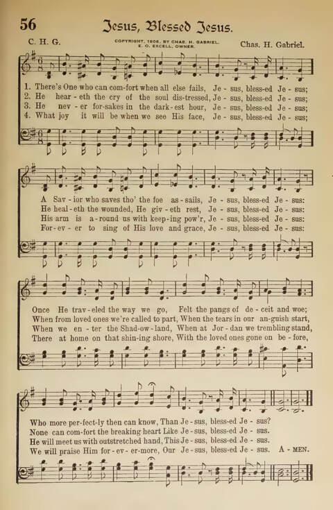 Hymns of the Faith: Standard Hymns and Selected Gospel Songs with Responsive Scripture Readings for use in all departments of the Church and Bible School and in all kinds of Religious Services page 51