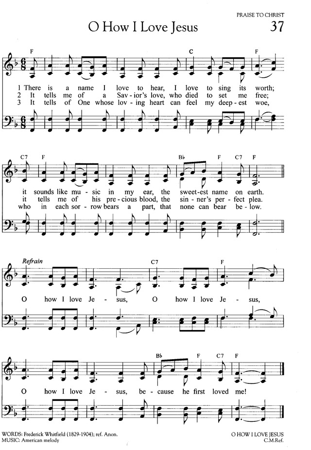 Hymns of Promise: a large print songbook 37. There is a