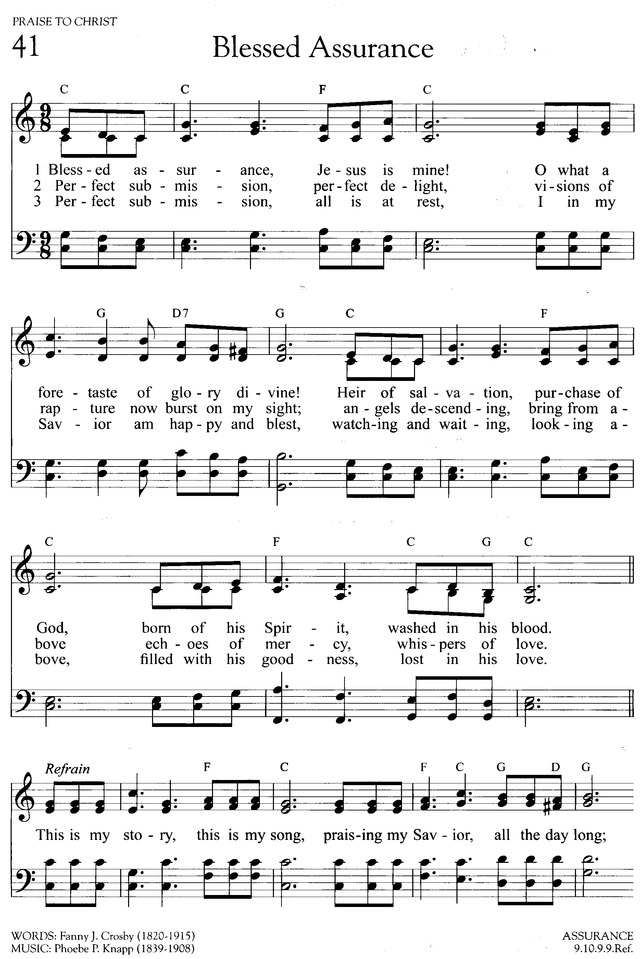 Hymns of Promise: a large print songbook page 46