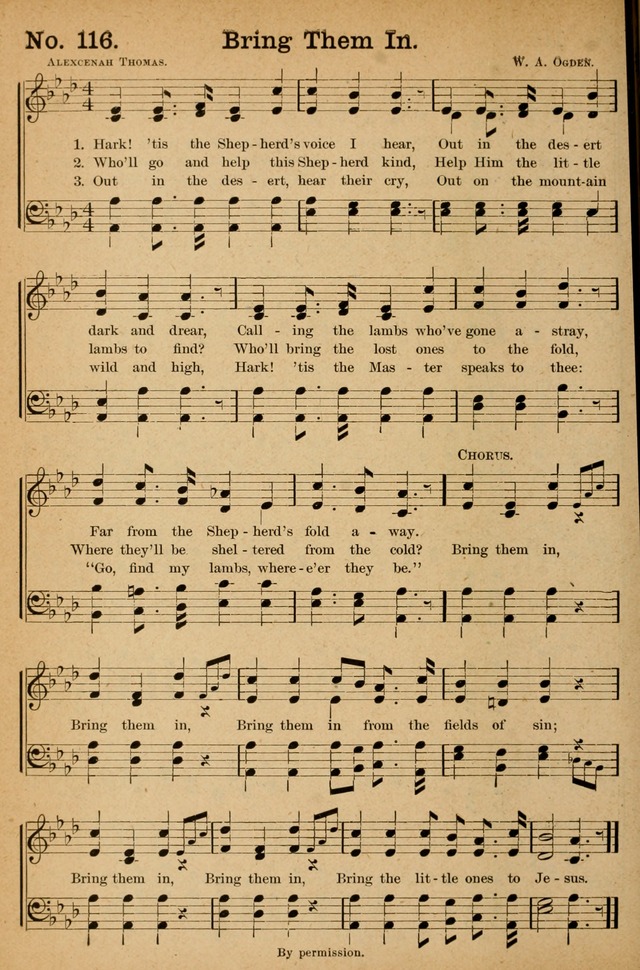Honey Out of the Rock: a compilation of sacred songs and hymns for use in gospel meetings and other religious services page 125